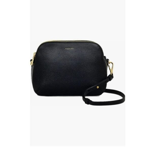 RADLEY London Dukes Place pebbled leather small crossbody bag + Dust bag BLACK - Picture 1 of 9